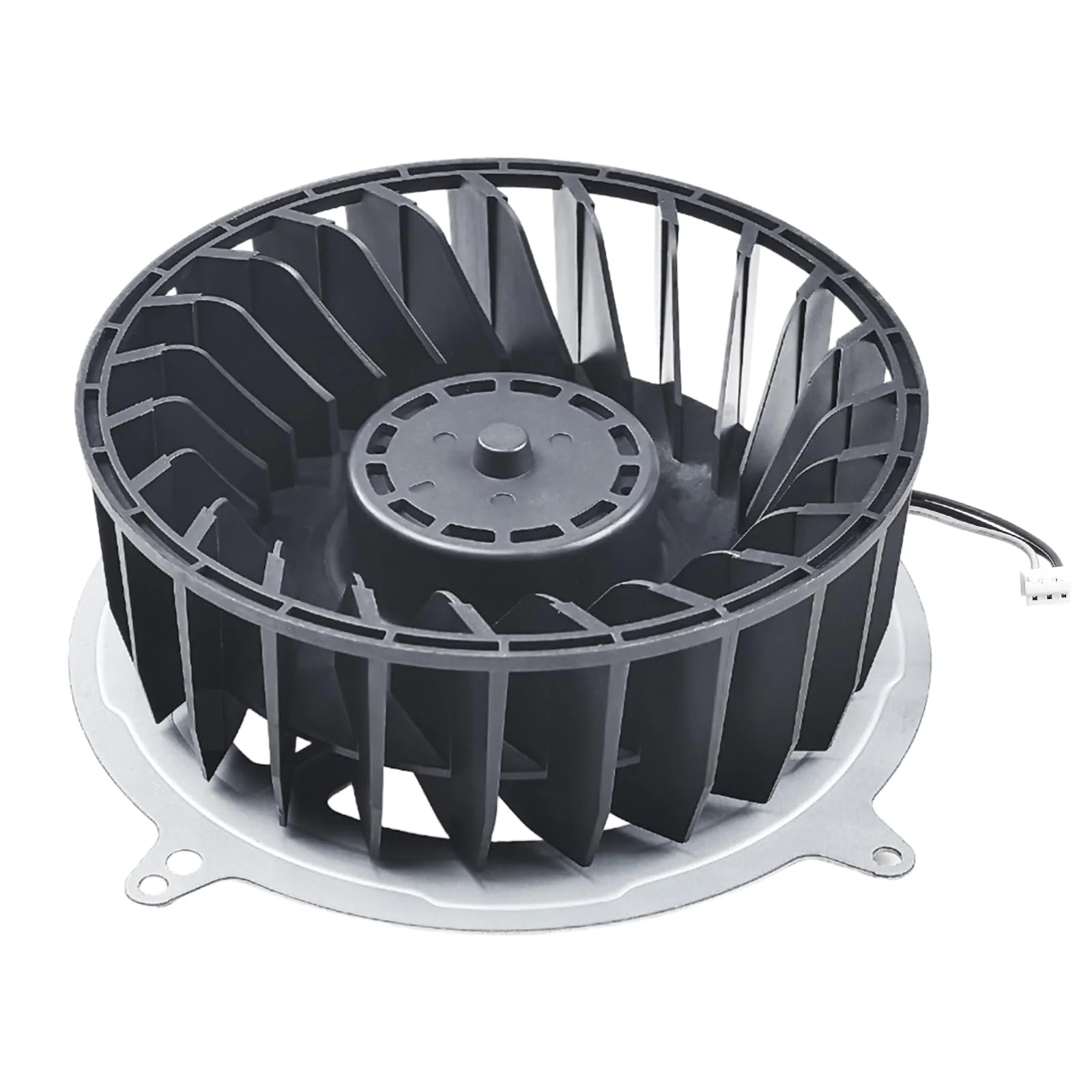 PS5 Internal Cooling Fan Replacement 23-Blade - Black ABS/Metal Console Demo Part for 