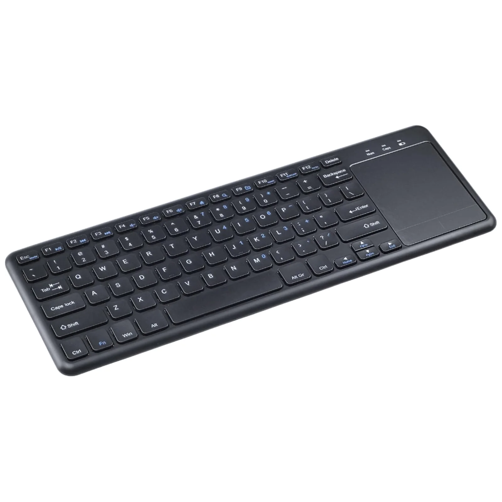 Wireless Keyboard with Touchpad, 2.4G Portable Keyboard for Laptop PC Smart TV, Low Pr