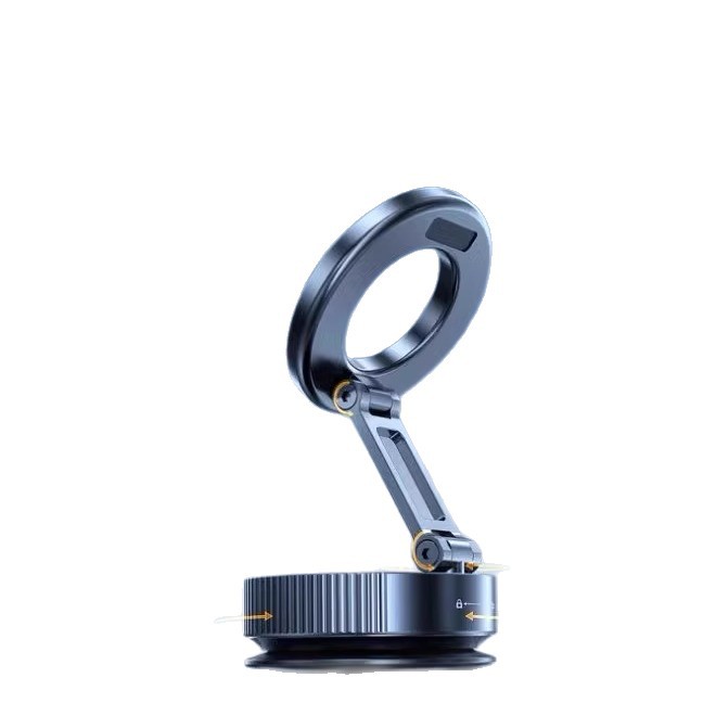Magnetic Car Phone Holder with 70LBS Suction, 360° Rotating Dashboard Mount, Black, St