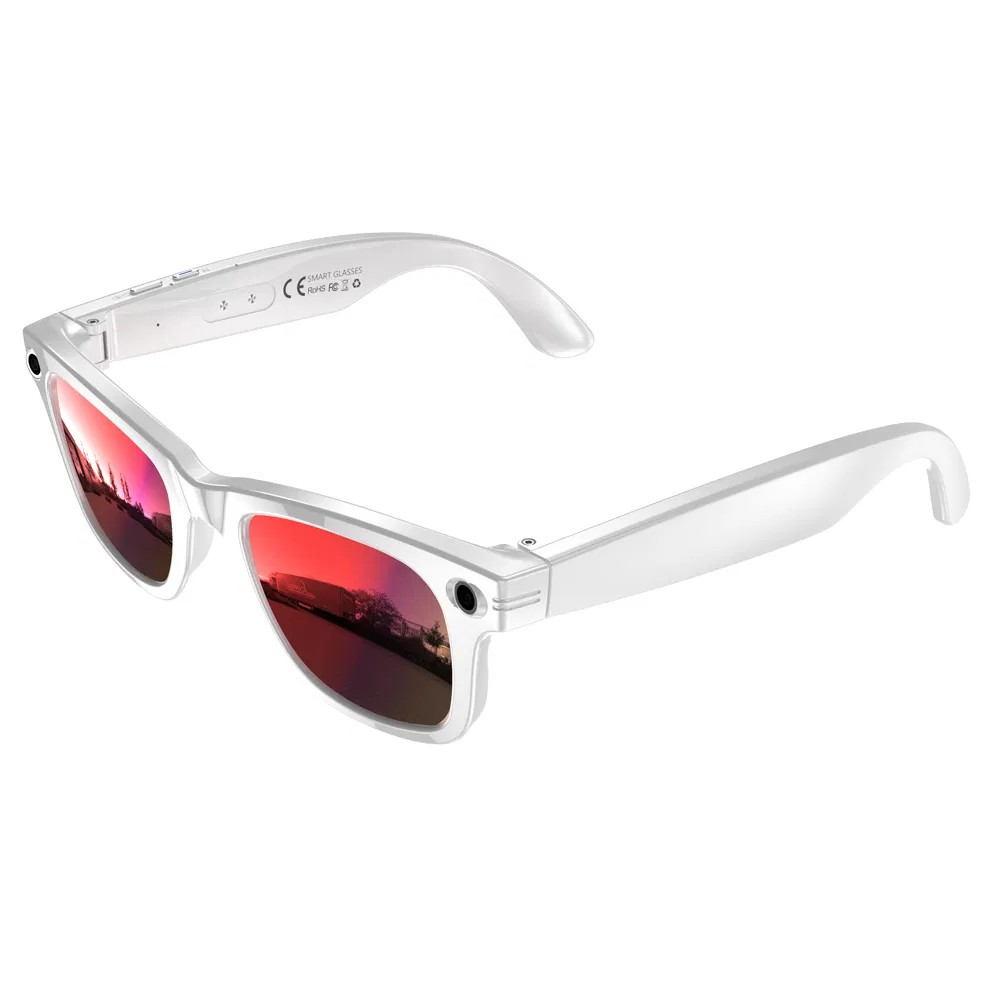 Smart Bluetooth Glasses with 8MP Camera, Waterproof, AI Translation, Video Recording, 