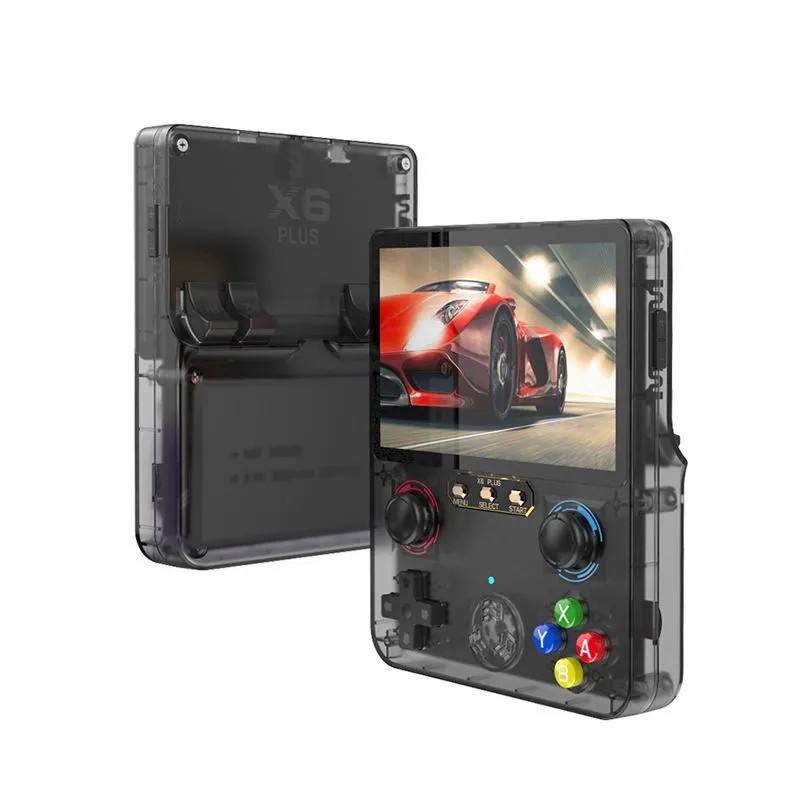 Handheld Game Console 4" Screen, Portable Retro Classic Gaming Player, X6 Plus