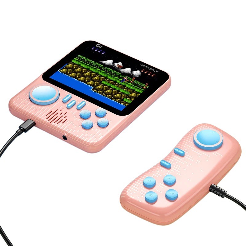 3.5-Inch Handheld Retro Video Console, 666-in-1 Games, Dual Player, TV Output, HD Scre