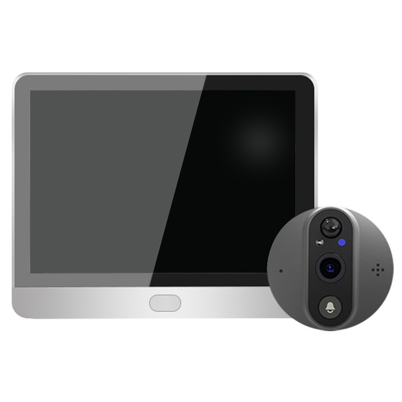 Tuya Smart Video Doorbell 1080P HD with Screen, Remote Intercom, Anti-Theft, Home Secu