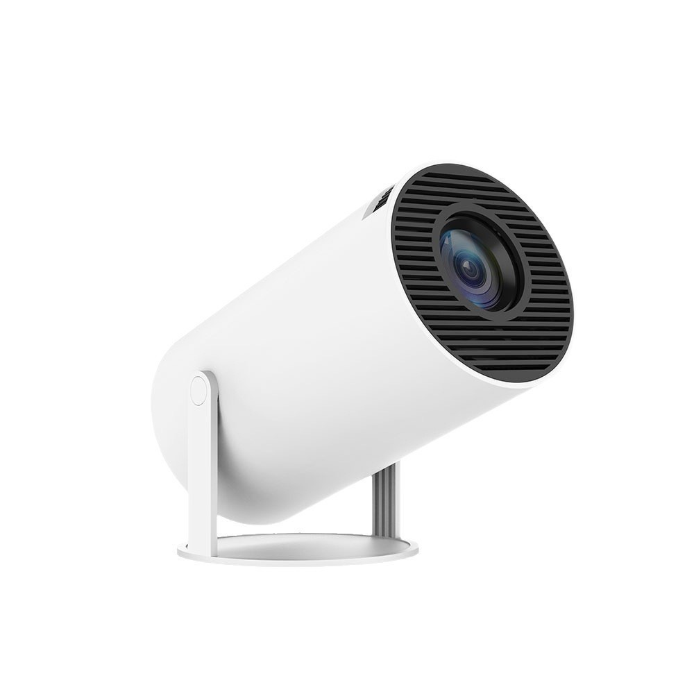 Mini Portable 4K 1080P FHD Projector with WiFi 6, BT 5.0, 180° Rotation, HDMI, USB, Wh