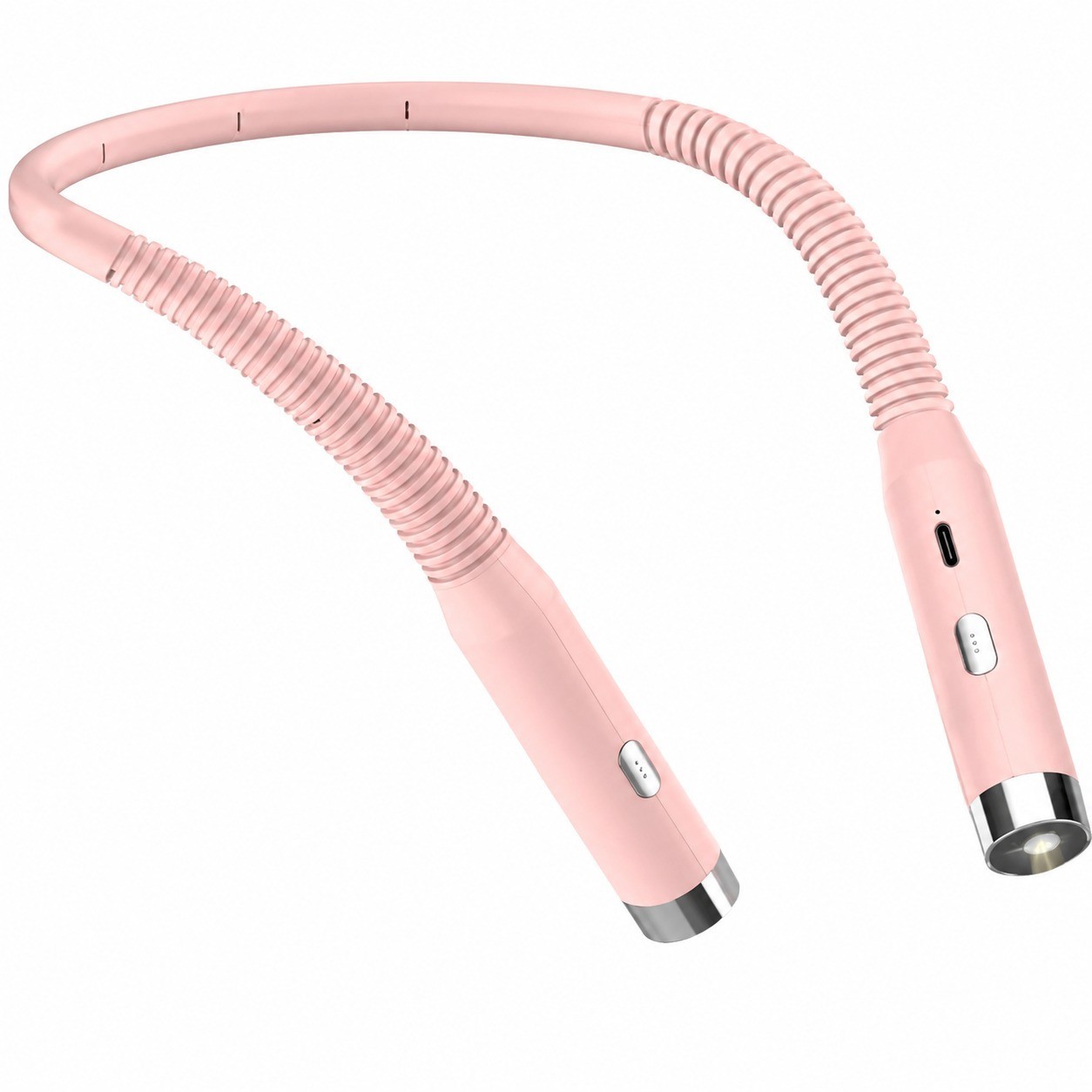 USB Rechargeable Neck Reading Light, Anti-Glare LED, 3 Brightness Levels, 360° Flexibl